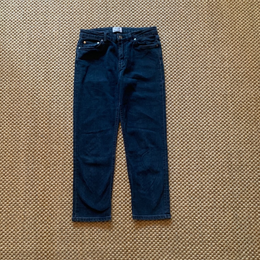Acne Studios Women Row Blue/Black Jeans